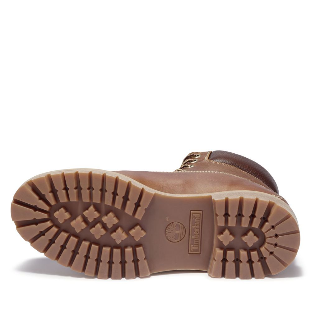 Botas Masculino - Timberland 6-Inch Heritage Impermeavel - PVJFC5067 - Marrom